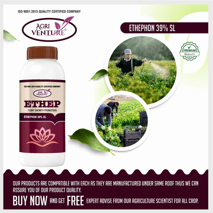 AgriVenture ETHEP ( Ethephon 39% SL ) - 500ML -Gardening