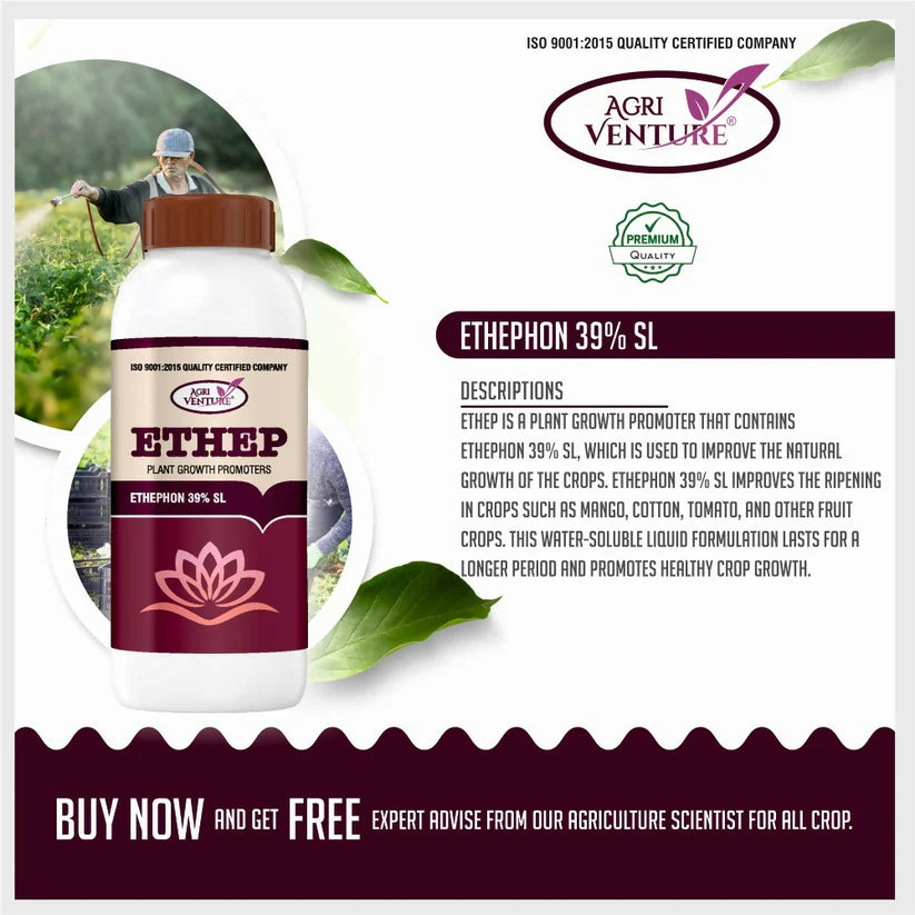 AgriVenture ETHEP ( Ethephon 39% SL ) - 500ML -Gardening