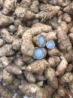 Black Turmeric, Nalla Pasupu, Karu Manjal, Mother Rhizoms of Curcuma Caesia Seed (300 GM)  Grocery