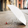 3-Fold Sun & Rain Protective Solid Foldable Umbrella (1 Pc) -Gardening