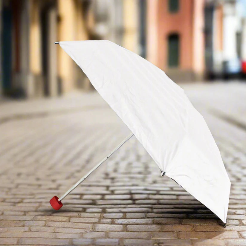 3-Fold Sun & Rain Protective Solid Foldable Umbrella (1 Pc) -Gardening