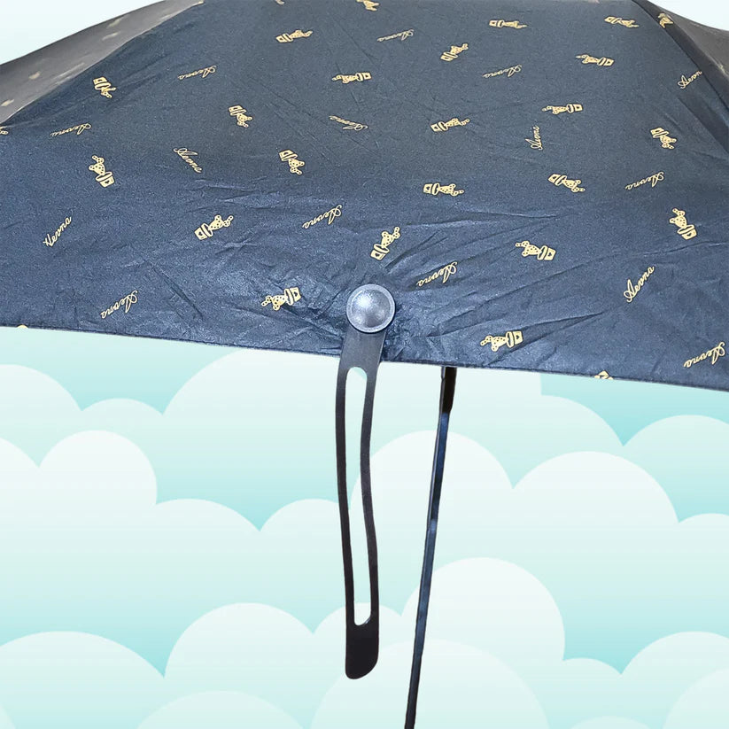 3-Fold Cute Umbrella – Sun & Rain Protection, UV Shield (1 Pc / With Zip Case) -Gardening