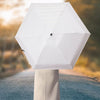 3-Fold Sun & Rain Protective Solid Foldable Umbrella (1 Pc) -Gardening