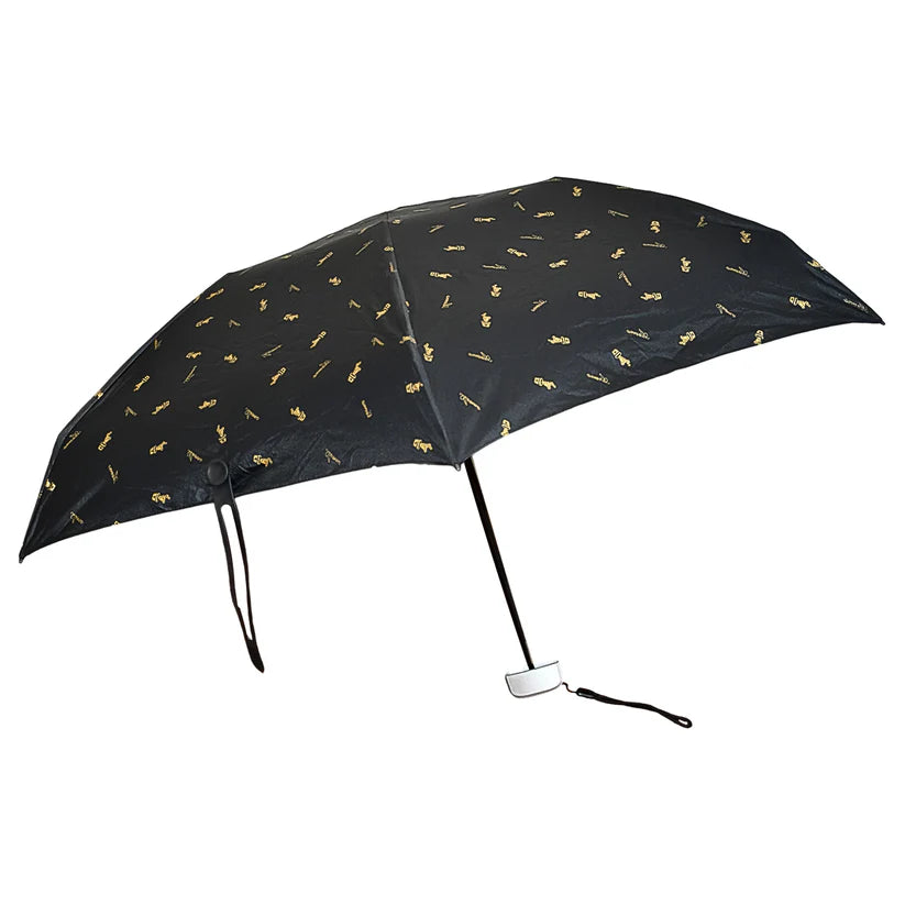 3-Fold Cute Umbrella – Sun & Rain Protection, UV Shield (1 Pc / With Zip Case) -Gardening