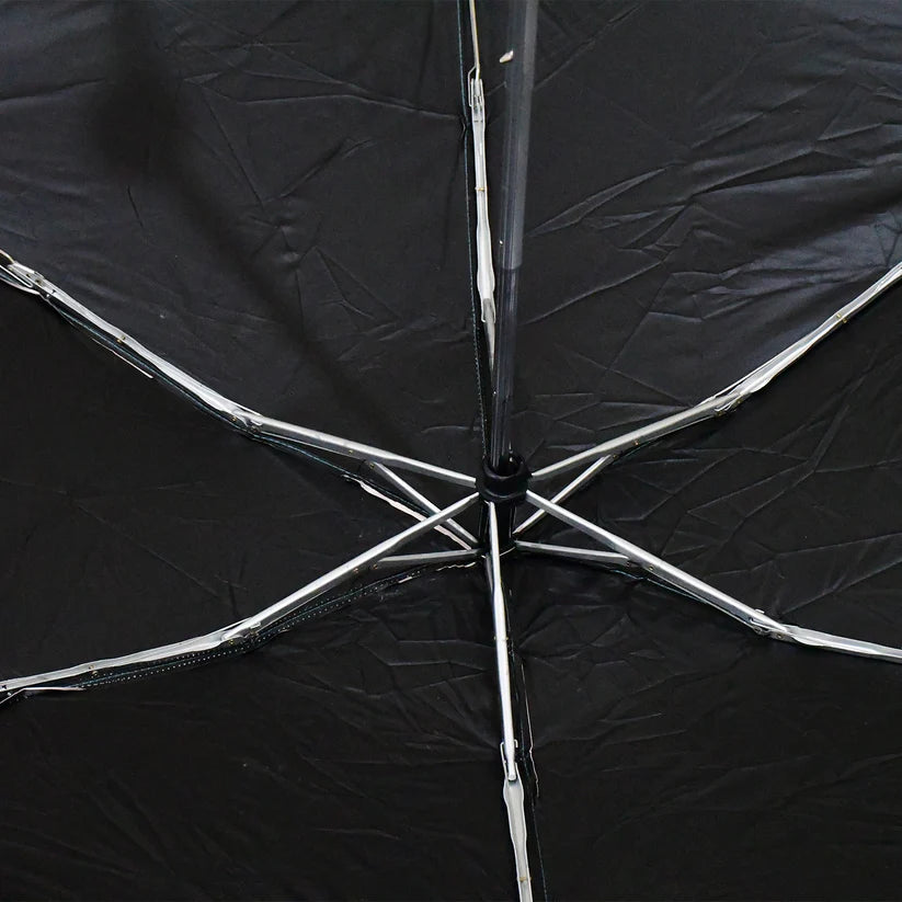 3-Fold Sun & Rain Protective Solid Foldable Umbrella (1 Pc) -Gardening