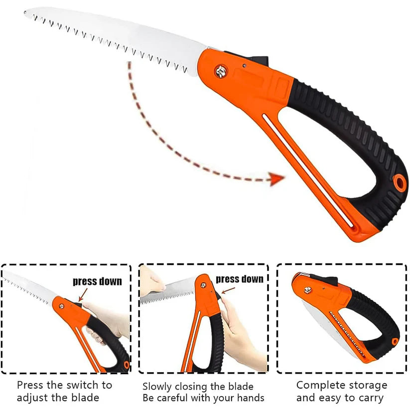 15 Inch Mini Pruning Folding Saw (1 Pc) -Gardening
