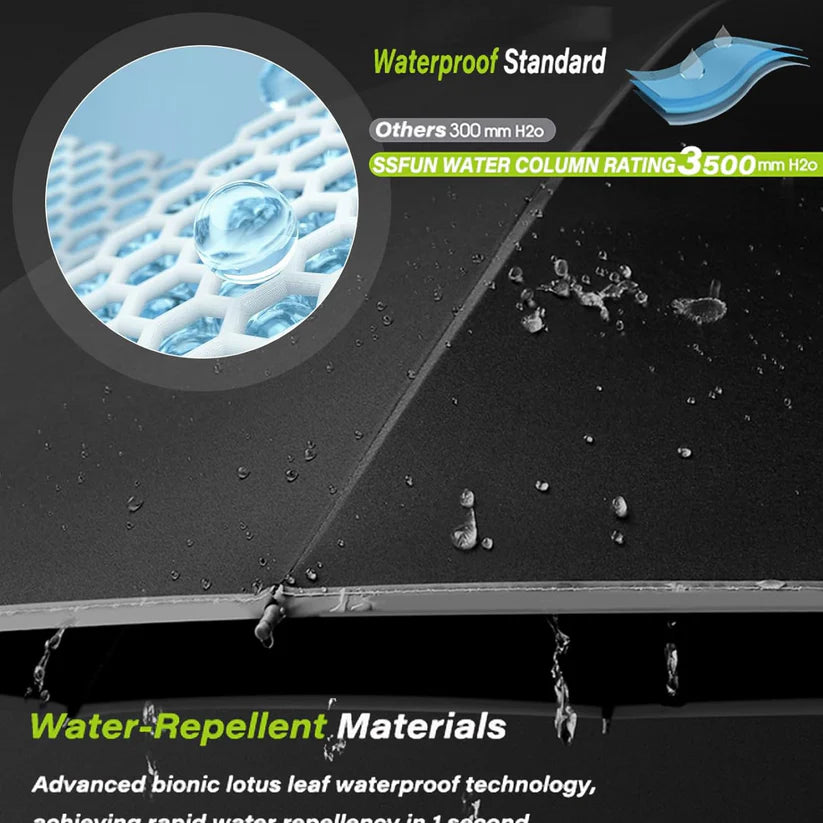 3-Fold Cute Umbrella – Sun & Rain Protection, UV Shield (1 Pc / With Zip Case) -Gardening