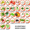 25 Vegetable Seeds Combo Pack -Vegetable Seeds Combo
