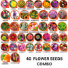 40 Flower Seeds Combo Pack - Flower Seed Combo