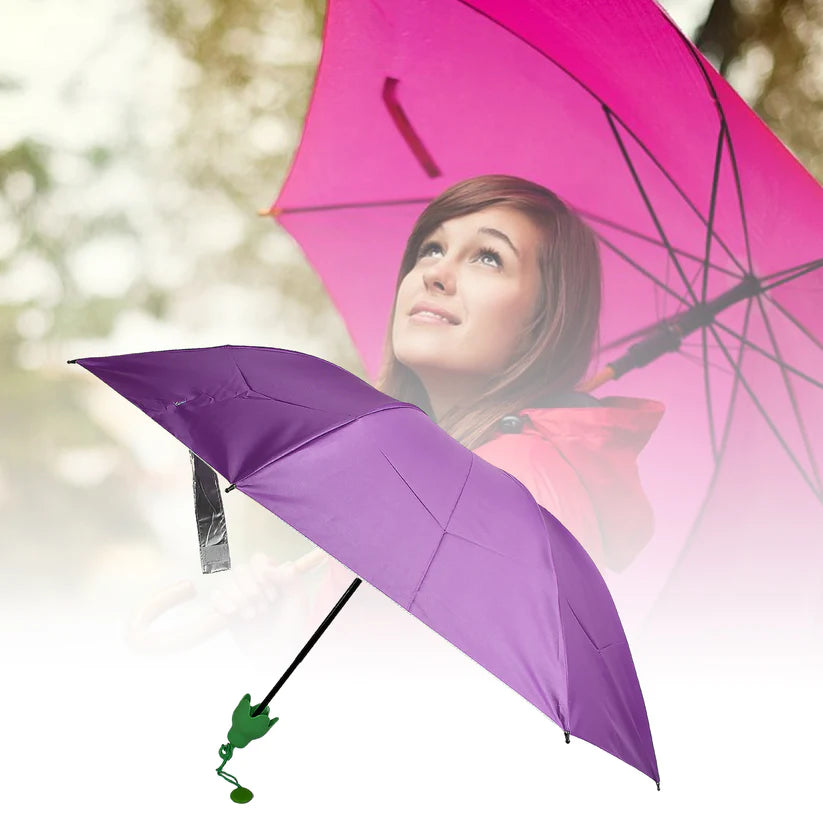 Vegetable shaped Folding Umbrella, Plastic Case Creative Fashion Folding Mini Sun Shade Rain Umbrella, Unique Umbrella, Sun & UV Protection, Cute Design (1 Pc) -Gardening