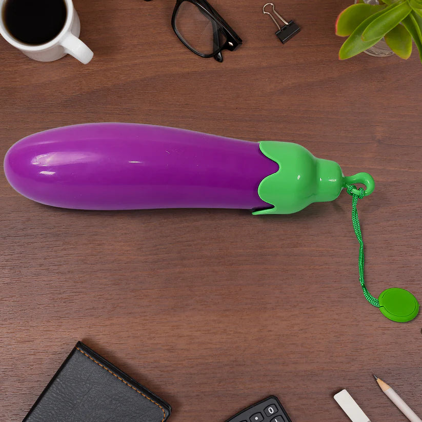 Vegetable shaped Folding Umbrella, Plastic Case Creative Fashion Folding Mini Sun Shade Rain Umbrella, Unique Umbrella, Sun & UV Protection, Cute Design (1 Pc) -Gardening
