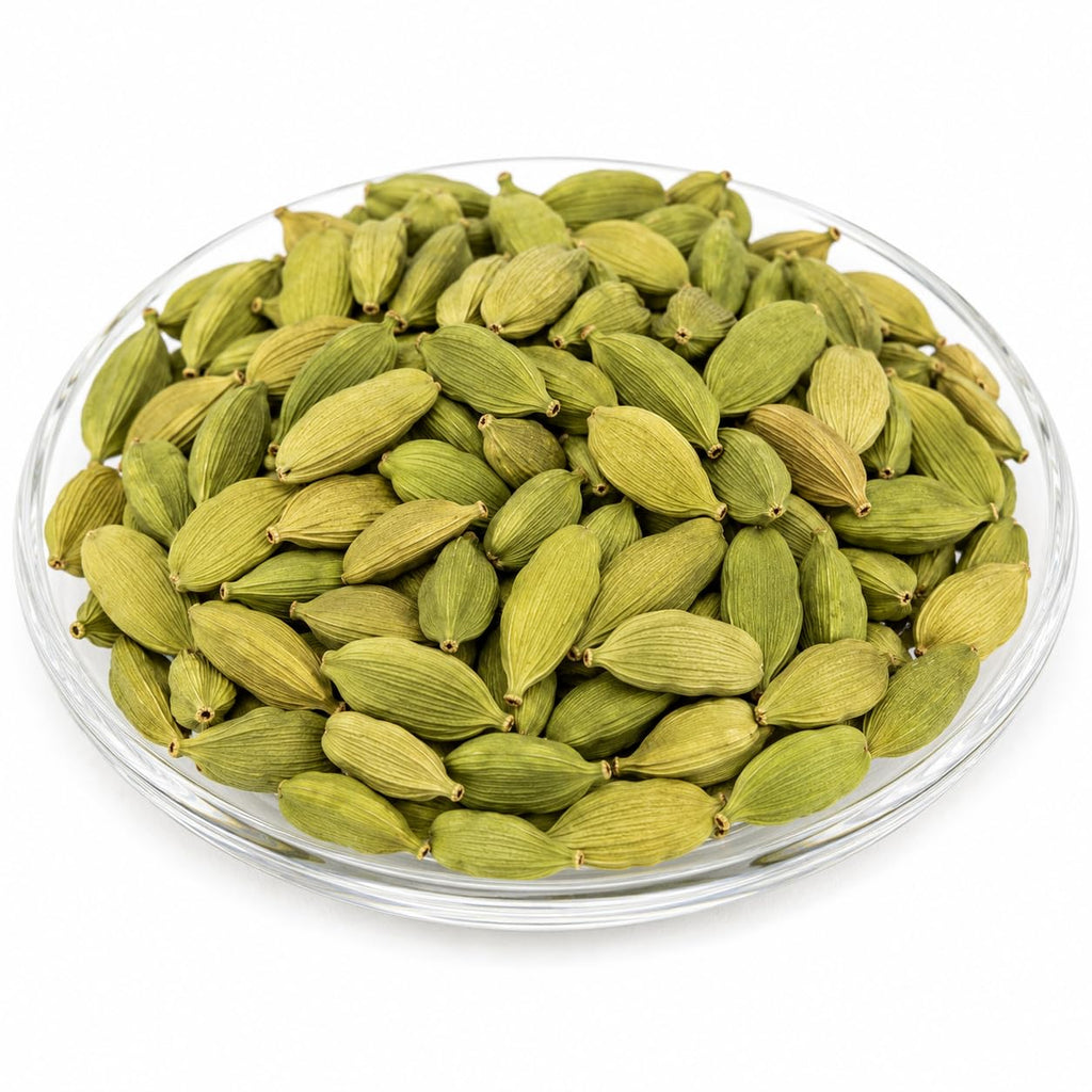 Green Cardamom Whole Spice | Kerala-Origin Elaichi Pods with Distinctive Aroma | Choti Elaichi for Tea, Payasam, Biryani and Traditional Recipes (100 Gram) - Spices