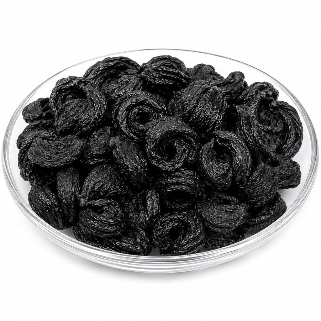 Whole Malabar Tamarind | Traditional Kerala Kudampuli | Dried Garcinia Cambogia Rind for Fish Curry, Prawn Curry, Meat and Regional Cooking (1000 Gram) - Spices