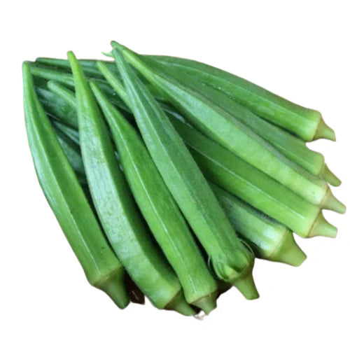 🌱 Okra / Lady Finger (Bhindi) Hybrid Seeds – Pack of 50 - Vegetable Seeds