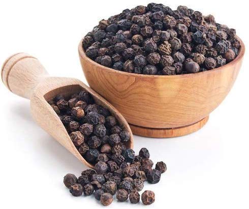 Whole Black Pepper | Kerala-Style Kali Mirch Peppercorns | Aromatic Spice for Curries, Rasam, Soups, Marinades and Fresh Grinding (100 Gram) - Spices