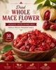 Whole Mace Flower | Aromatic Javitri Nutmeg Spice | Fragrant Mace for Biryani, Curries, Desserts and Masala