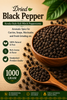 Whole Black Pepper | Kerala-Style Kali Mirch Peppercorns | Aromatic Spice for Curries, Rasam, Soups, Marinades and Fresh Grinding