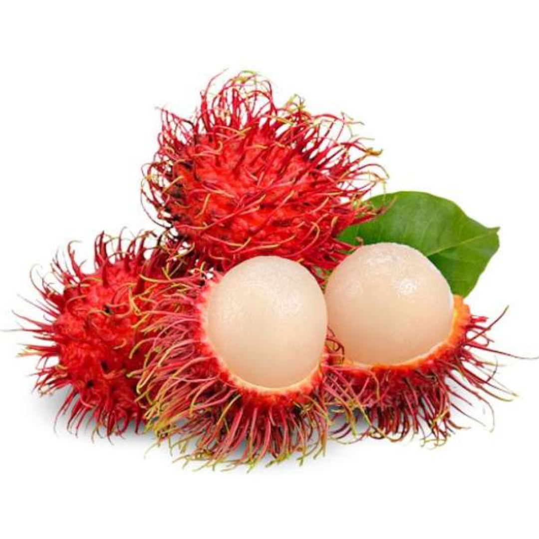 Rongrien Rambutan Hybrid Fruit Plant: Vibrant Red, Crisp, Long Shelf Life