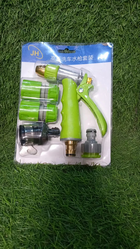 Water Spray Nozzle, Hose Sprayer, High Pressure Long Range Zinc Alloy Rotatable for Gardening Spray Adjustable High Pressure Car Washer Washing Water Spray Gun -Gardening