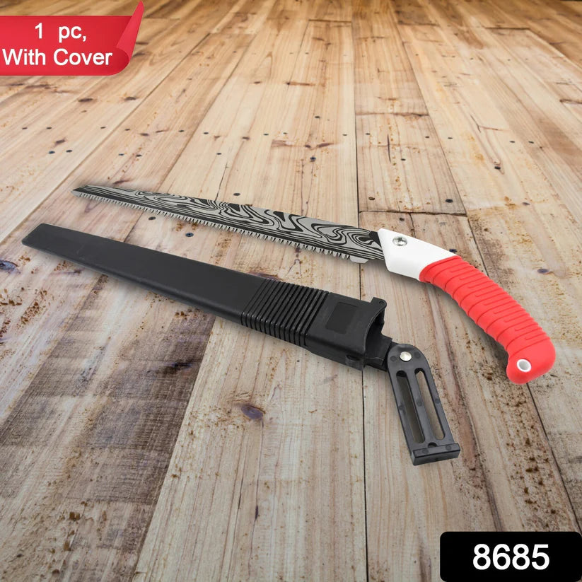 Hand Pruning Saw for Tree Branch Cutter (1 Pc With Cover) -Gardening