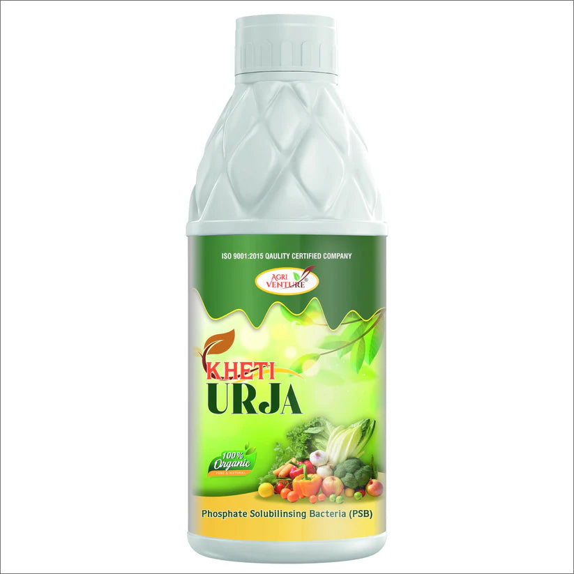 AgriVenture KHETI URJA ( PSB Phosphate Solubilizing Bacteria ) Bactericide Organic Product BIO FIRTILIZERS (1Ltr) -Gardening
