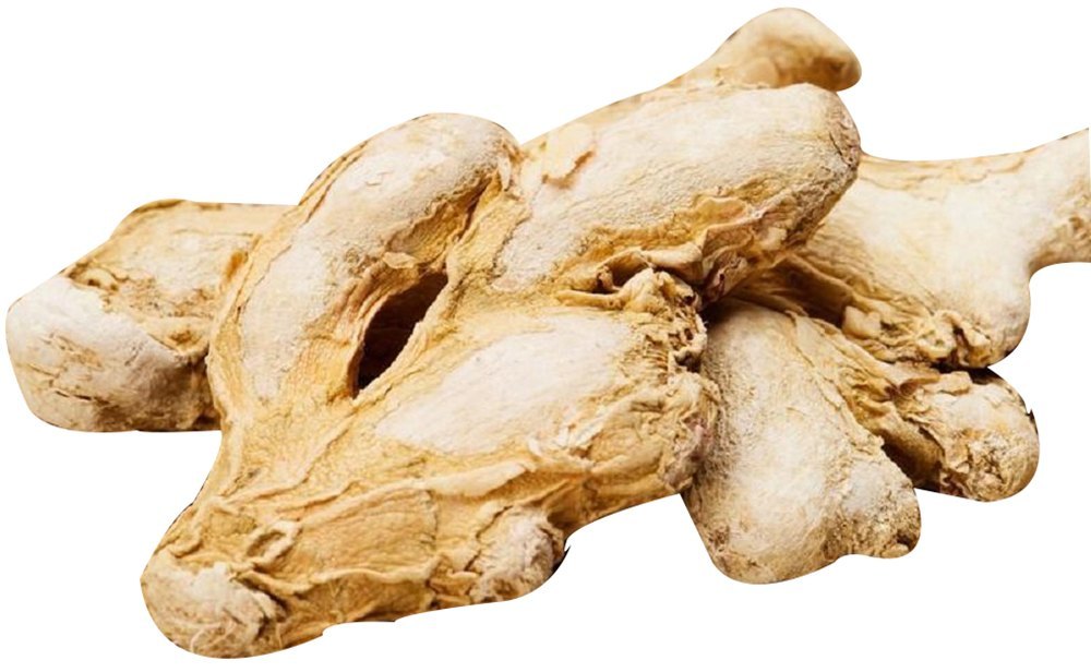 Whole Dry Ginger | Traditional Kerala Chukku Spice | Aromatic Dried Ginger for Chukku Coffee, Tea, Curries, Sweets and Masala (1000 Gram) - Spices