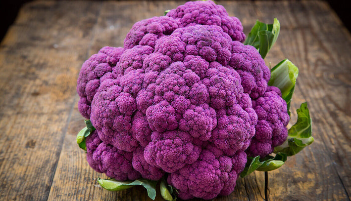 Cauli Flower " Purple  " Exotic 20 Vegetable Seeds